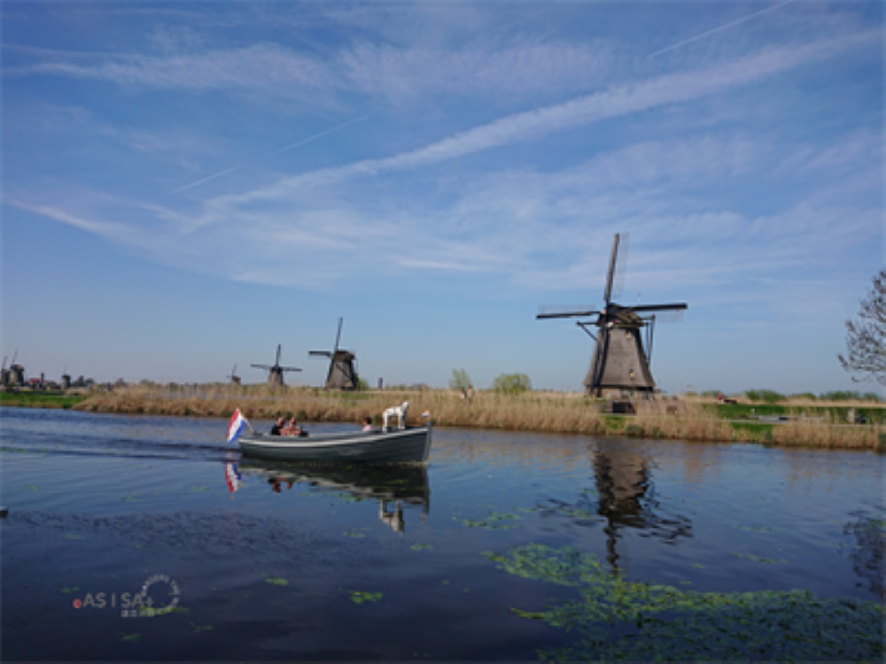 旅。荷蘭｜河岸散步 – 小孩堤防(Kinderdijk)的自然風光