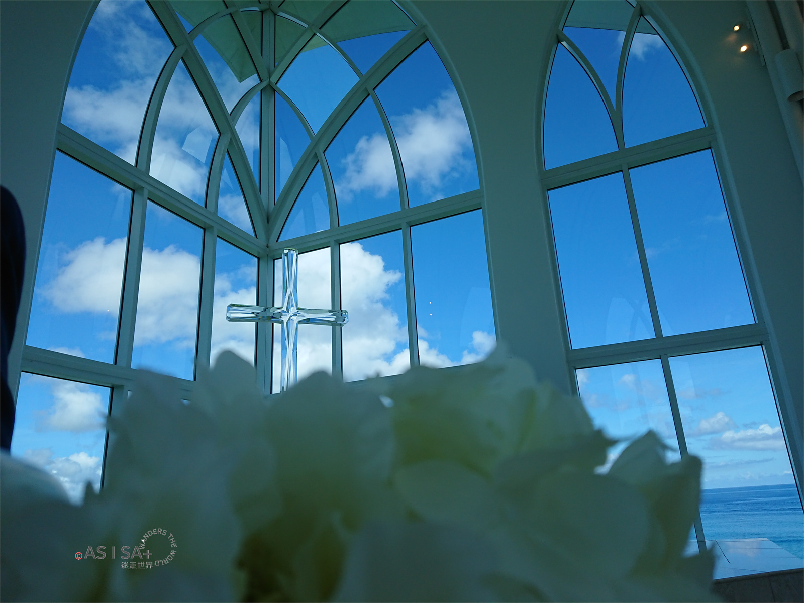 旅。關島 | 關島浪漫海島婚禮-無敵杜夢灣海景相映襯的日航飯店水晶教堂